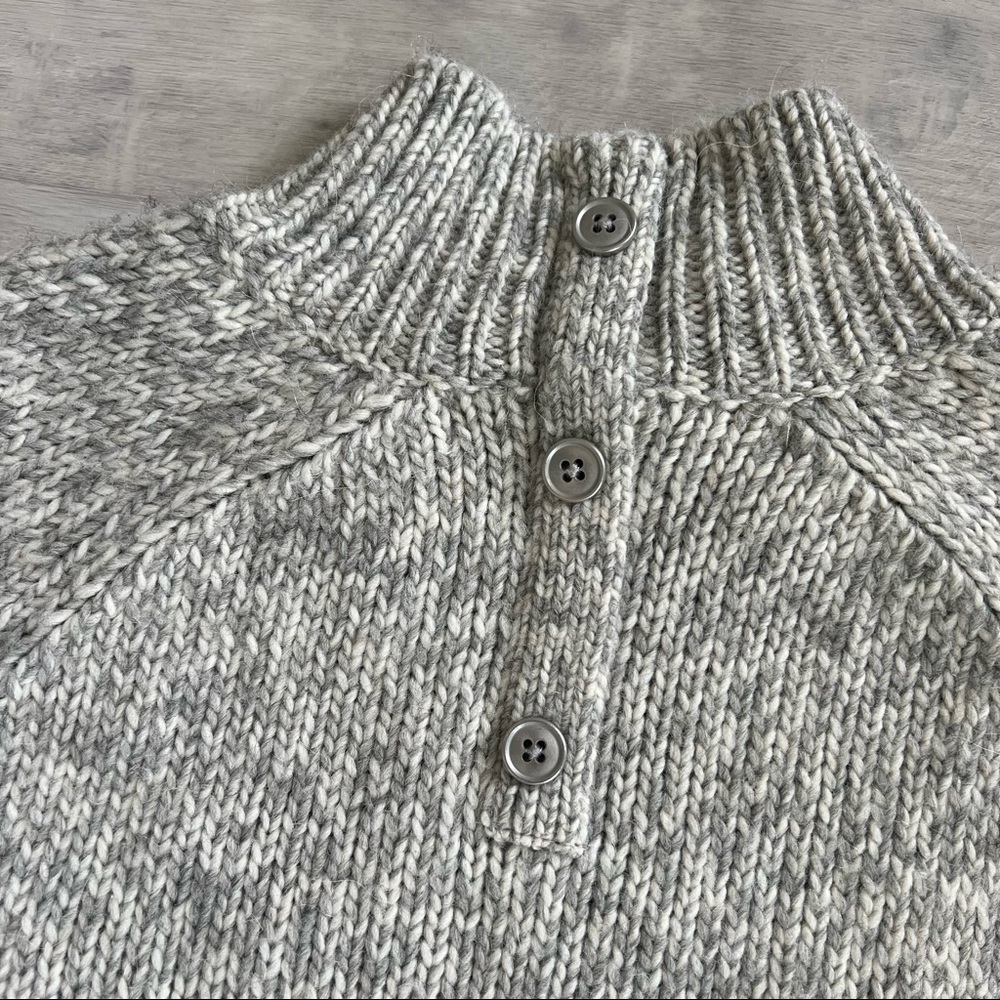 Max Studio Button Back Turtleneck Sweater - image 4